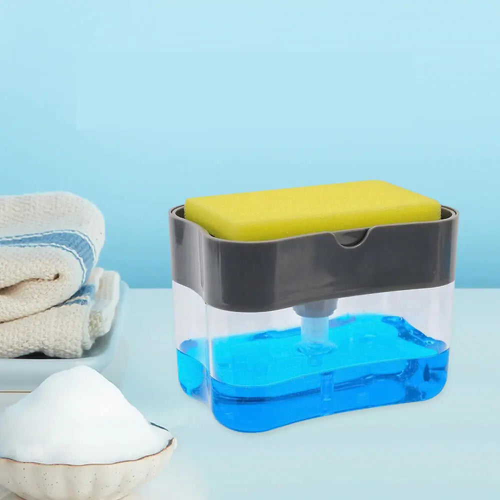 Double Layer Sponge Rack Soap Dispenser